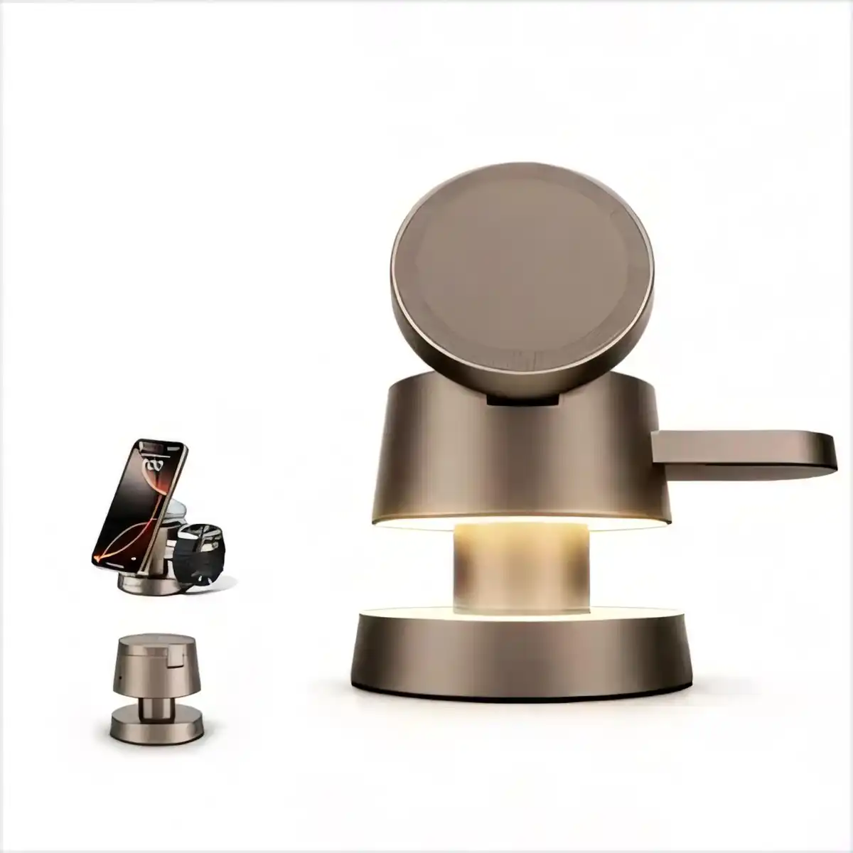 Magnetic 4 in 1 Wireless Charger Stand alternate product angle
