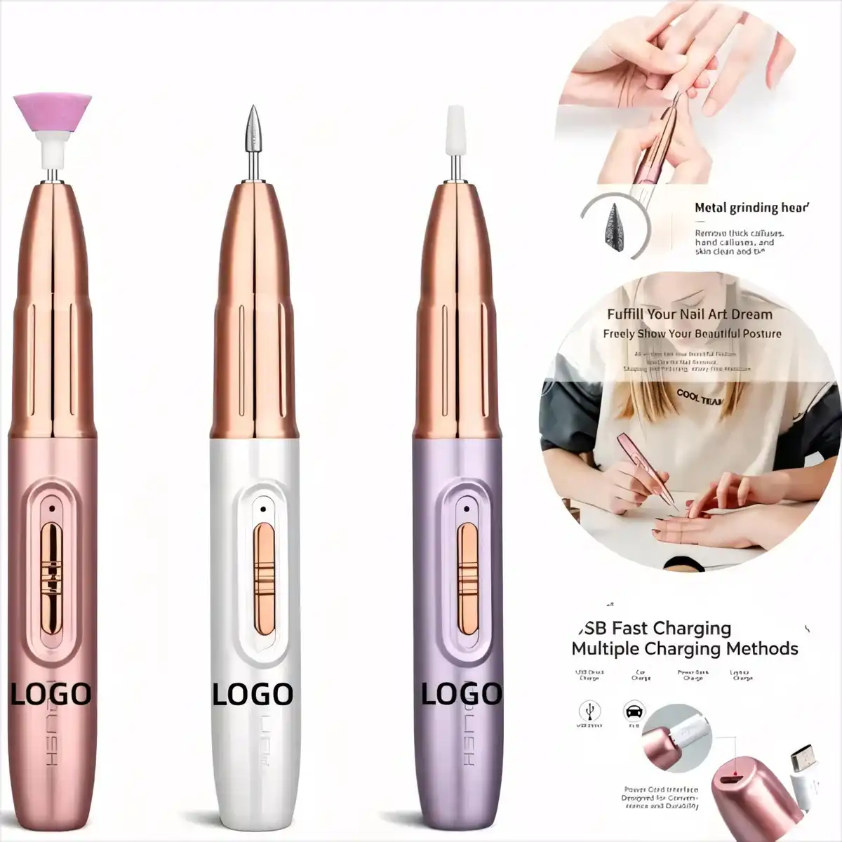 Cordless Electric Nail Drill