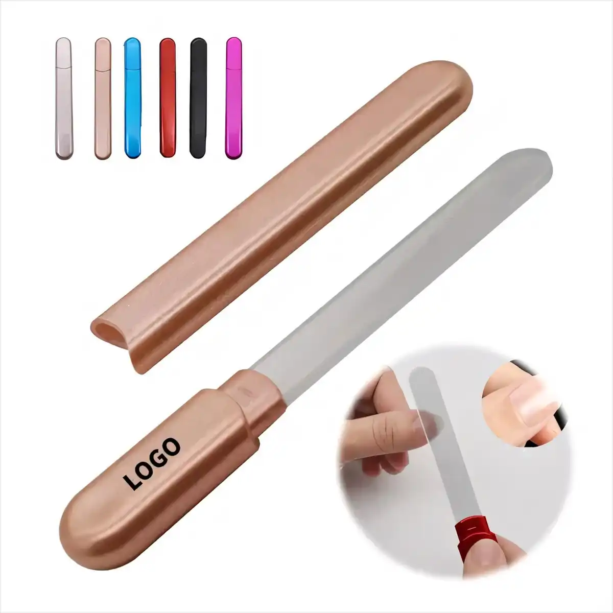 Nano Glass Nail File with Handle