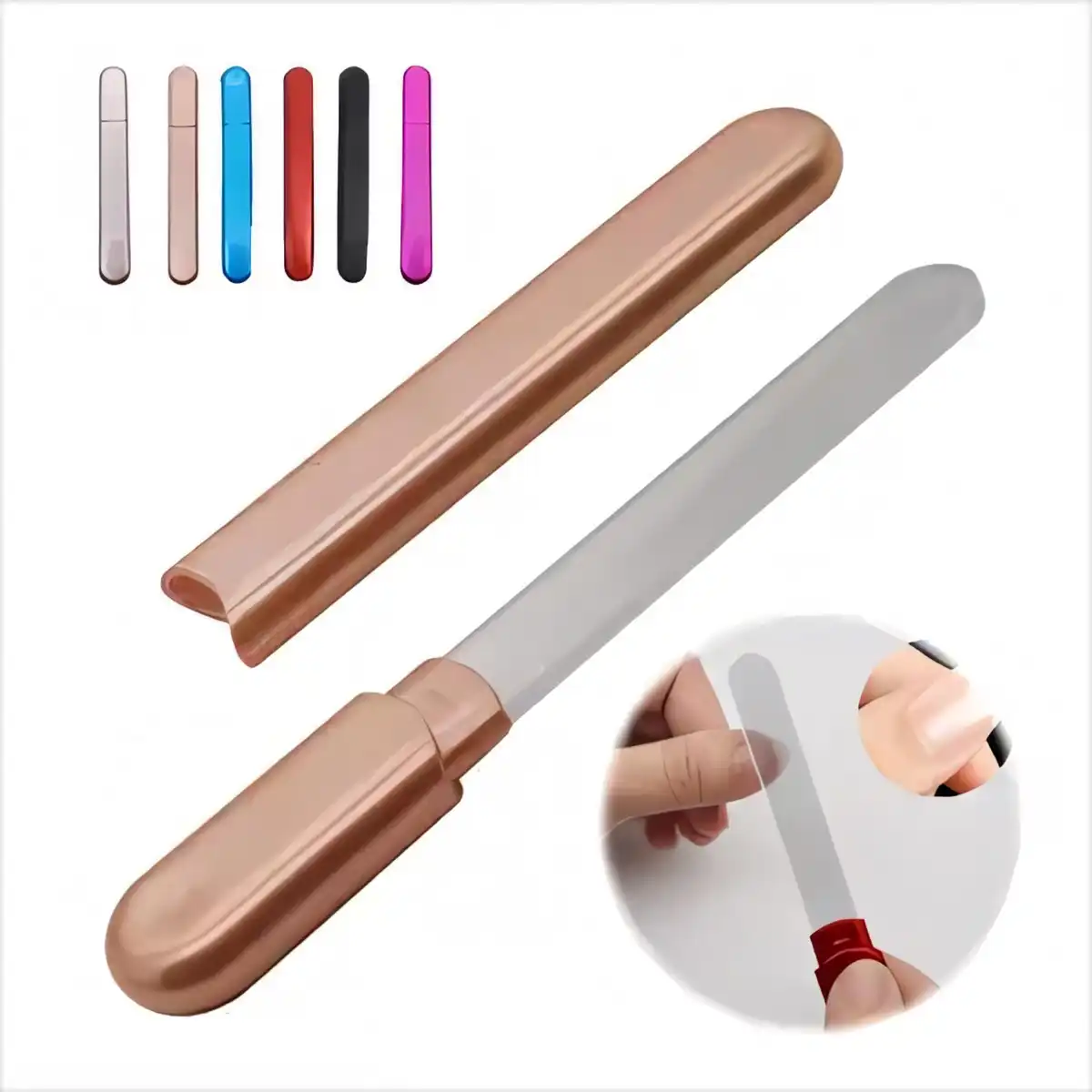 Nano Glass Nail File with Handle product detail view